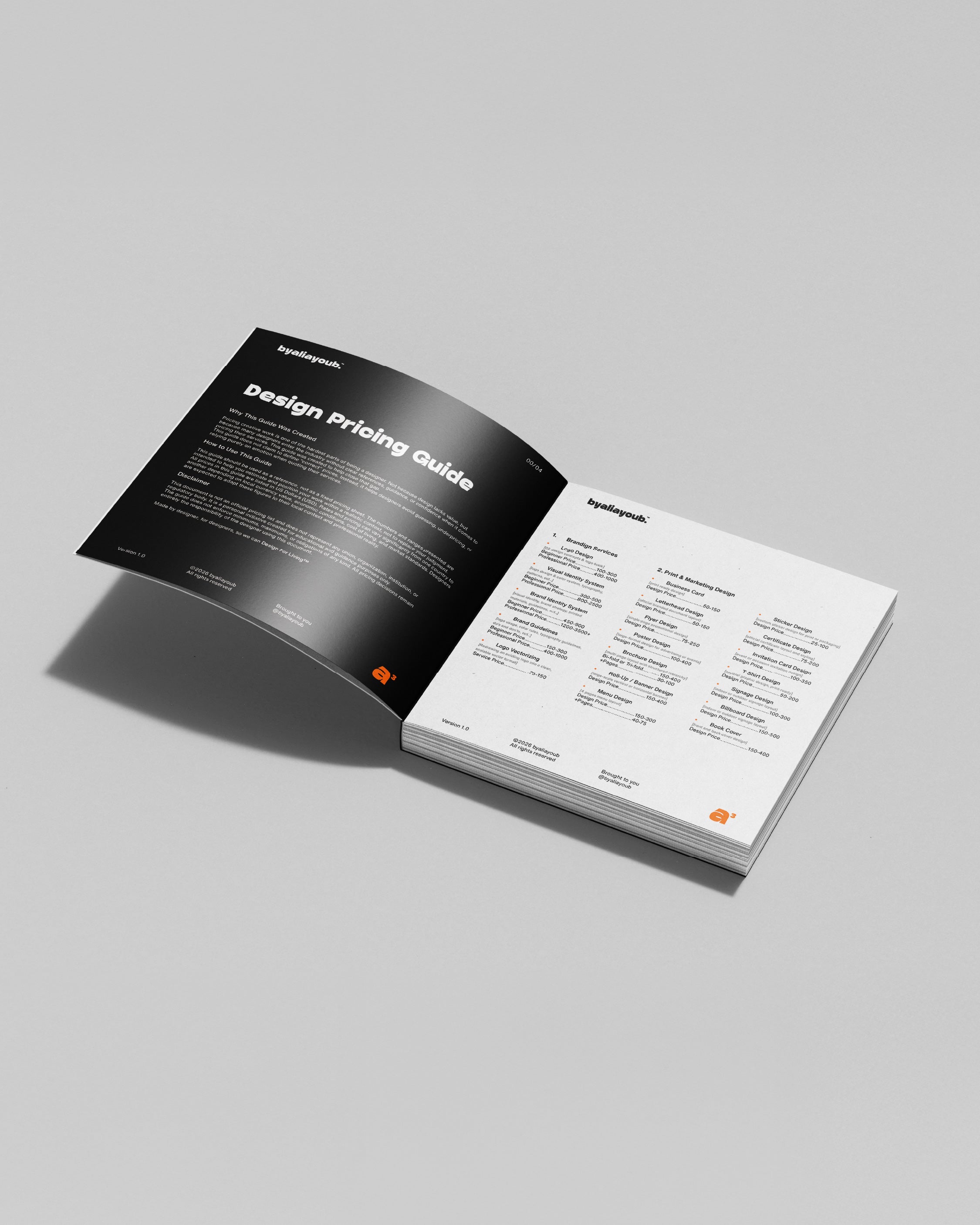 Design Pricing Guide